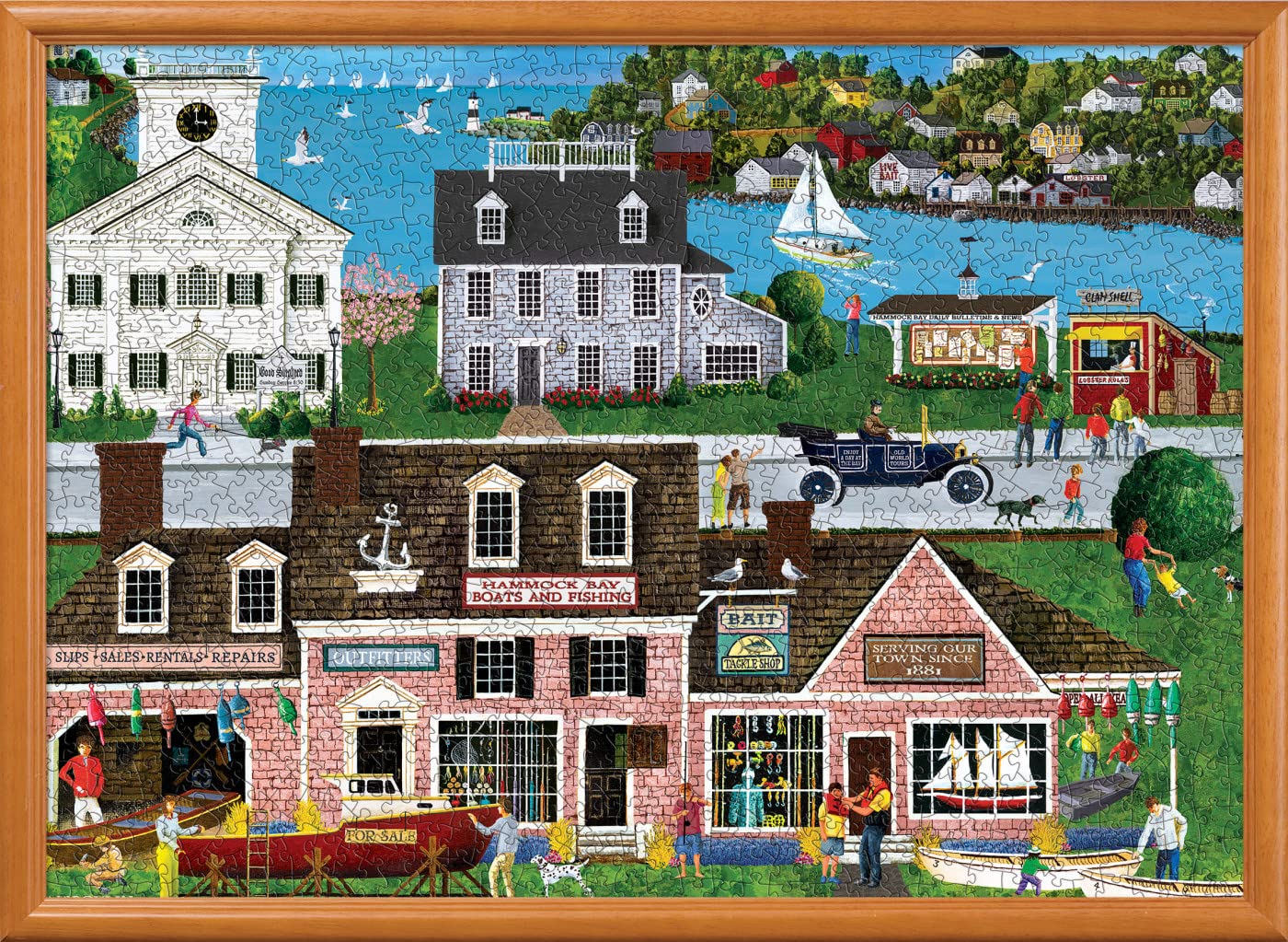 Masterpieces 1000 Piece Jigsaw Puzzle For Adults, Family, Or Youth - Hammock Bay - 19.25'X26.75'