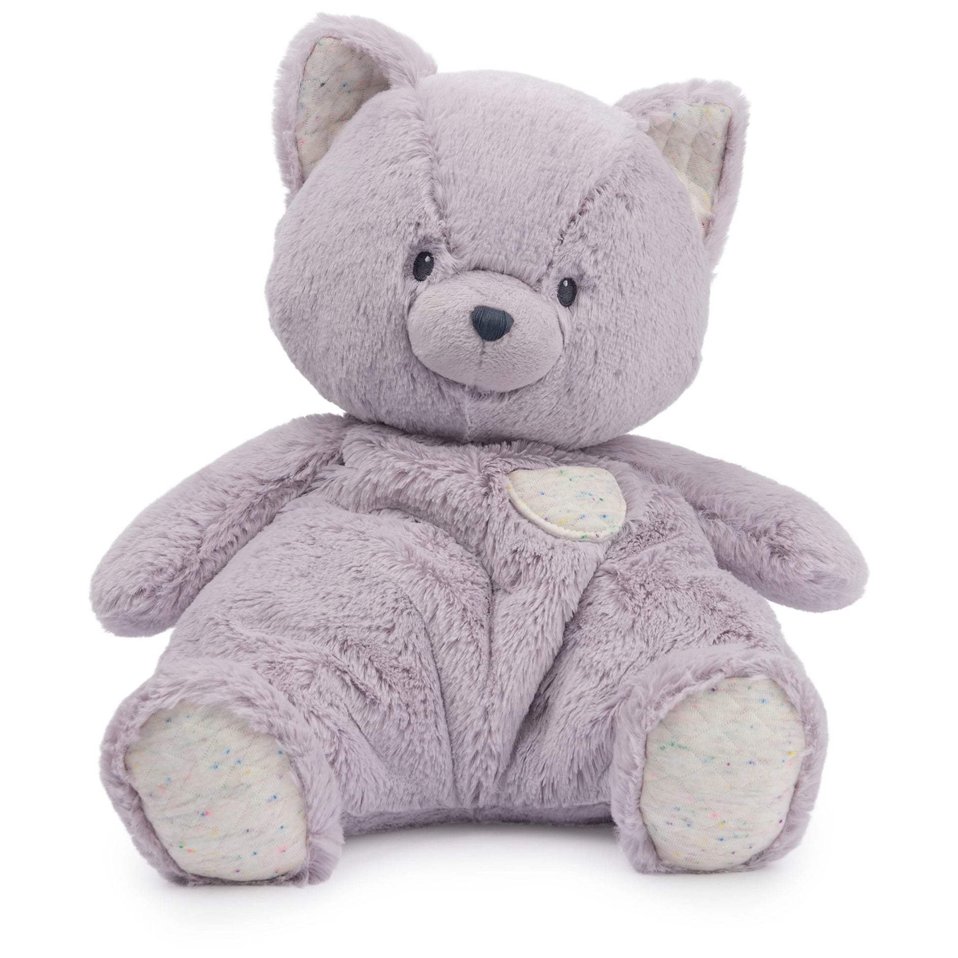 Gund Baby Oh So Snuggly Kitten Large Plush Stuffed Animal For Babies And Infants, Lavender, 12.5