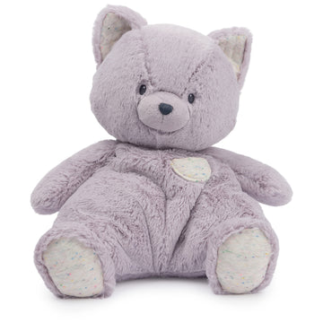 Gund Baby Oh So Snuggly Kitten Large Plush Stuffed Animal For Babies And Infants, Lavender, 12.5