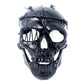 STORM BUY ] Steampunk Style Metallic Scary Horror Skeleton Mask for Halloween Costume Cosplay Party (Black)