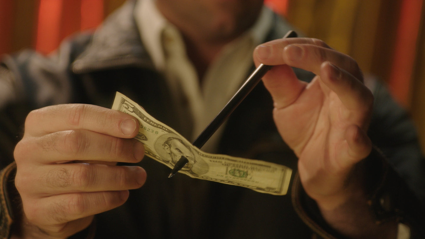 Magic Makers Mystery Trick Pen Through Dollar Effect Prop
