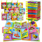 Okooko Soft Baby Books 12Pcs Soft Cloth Books Bath Books Crinkle Washable Non-Toxic Early Education Preschool Learning Toy For Newborns Babies Infants Toddlers Kids