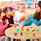 Urskytous 150Pcs Animal Erasers Kids Pencil Erasers Desk Pets Puzzle Erasers Bulk Mini Animal Food Erasers Toys Eraser Prizes Fo