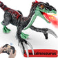 Hayxun Remote Control Dinosaur Toys For Kids 3-12, 18.2'' Jurassic Therizinosaurus Toys Imitates Walking, Roars - 2.4 Ghz Rc Rob