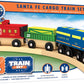 Masterpieces Wood Train Sets - Lionel Santa Fe Cargo 3 Piece Train Set - Officially Licensed Toddler & Kids Toy