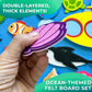 QUOKKA Ocean Felt Board for Toddlers - 70 PCS Double-Thick Felt Board Story Set with Large 41x30 Inch Durable Felt Wall Activity