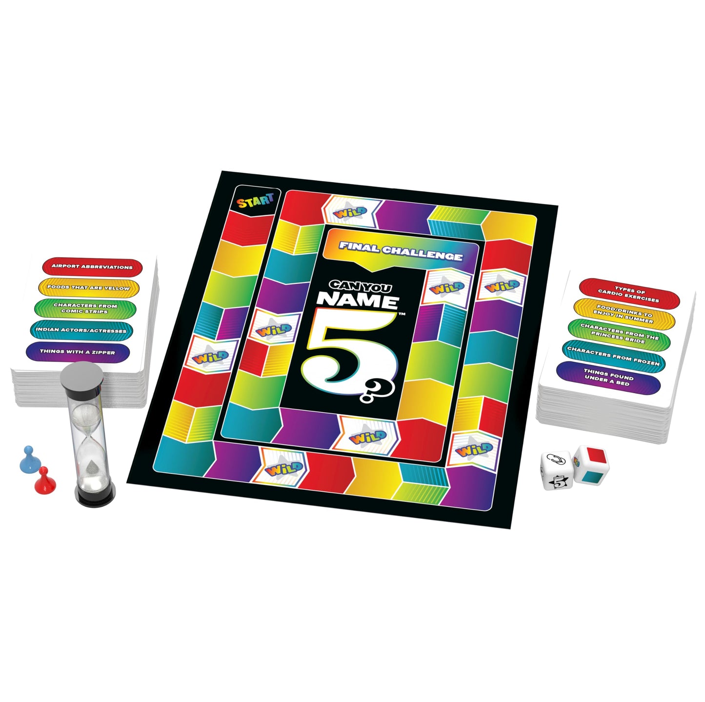 Goliath Name 5 Board Game - Party Game for 2+ Players, Ages 12+, Multicolor, 2.5 x 4.9 x 7.9 inches, Model
