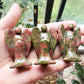 Fekuar Natural Unakite Guardian Angel Statue, Hand-Carved Healing Crystal Pocket Figurines Decoration 2 Inches