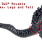 TwCare Shin Godzilla Action Figure, 11" Movable Joints, Grey Soft Vinyl, Model 672975609276, Includes Carry Bag