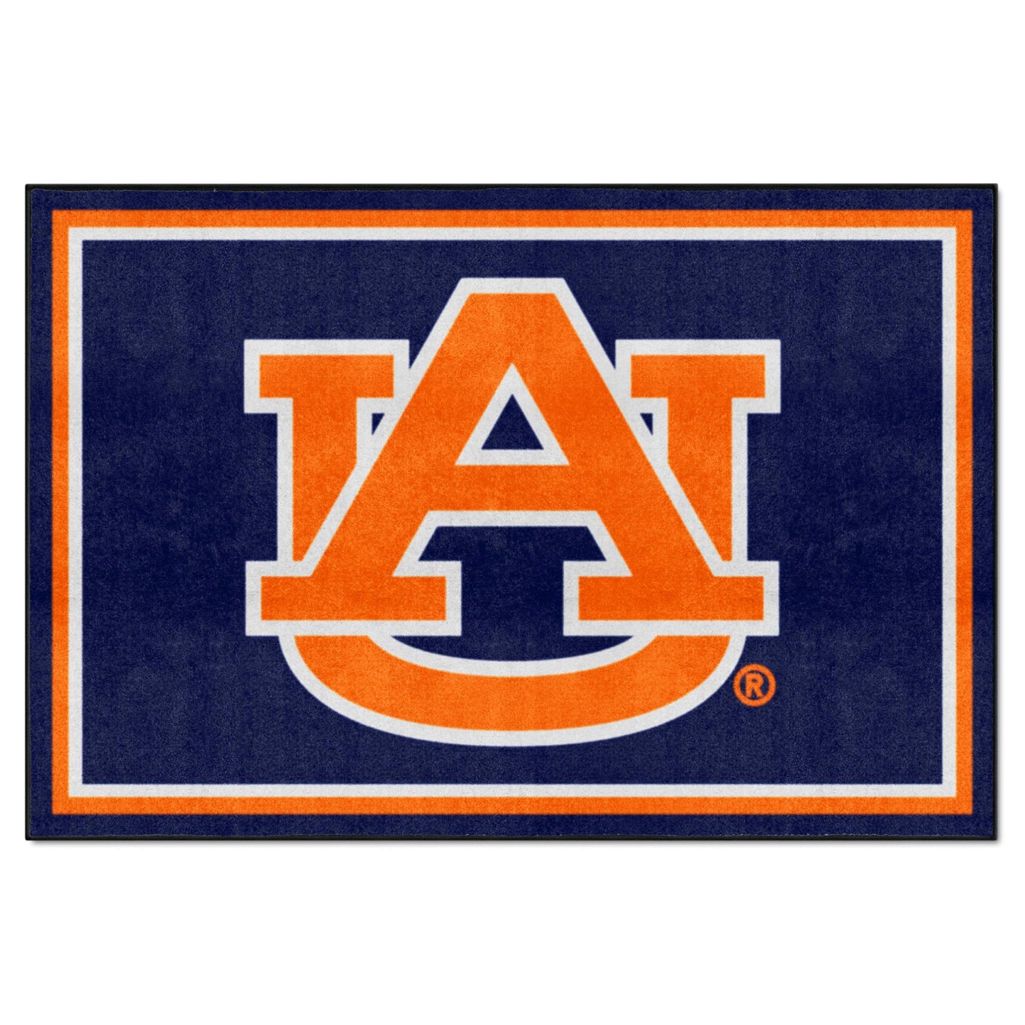 FANMATS 17982 NCAA Auburn University 5 x 8 Rug, 60 x 92/Small, Black