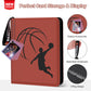 Basketball Card Binder 440 Pocket  Sports Card Binder with Card Display Design  enhanced Card Ablums with Sports Pattern Wristband Fit for Basketball Cards 2024-2025