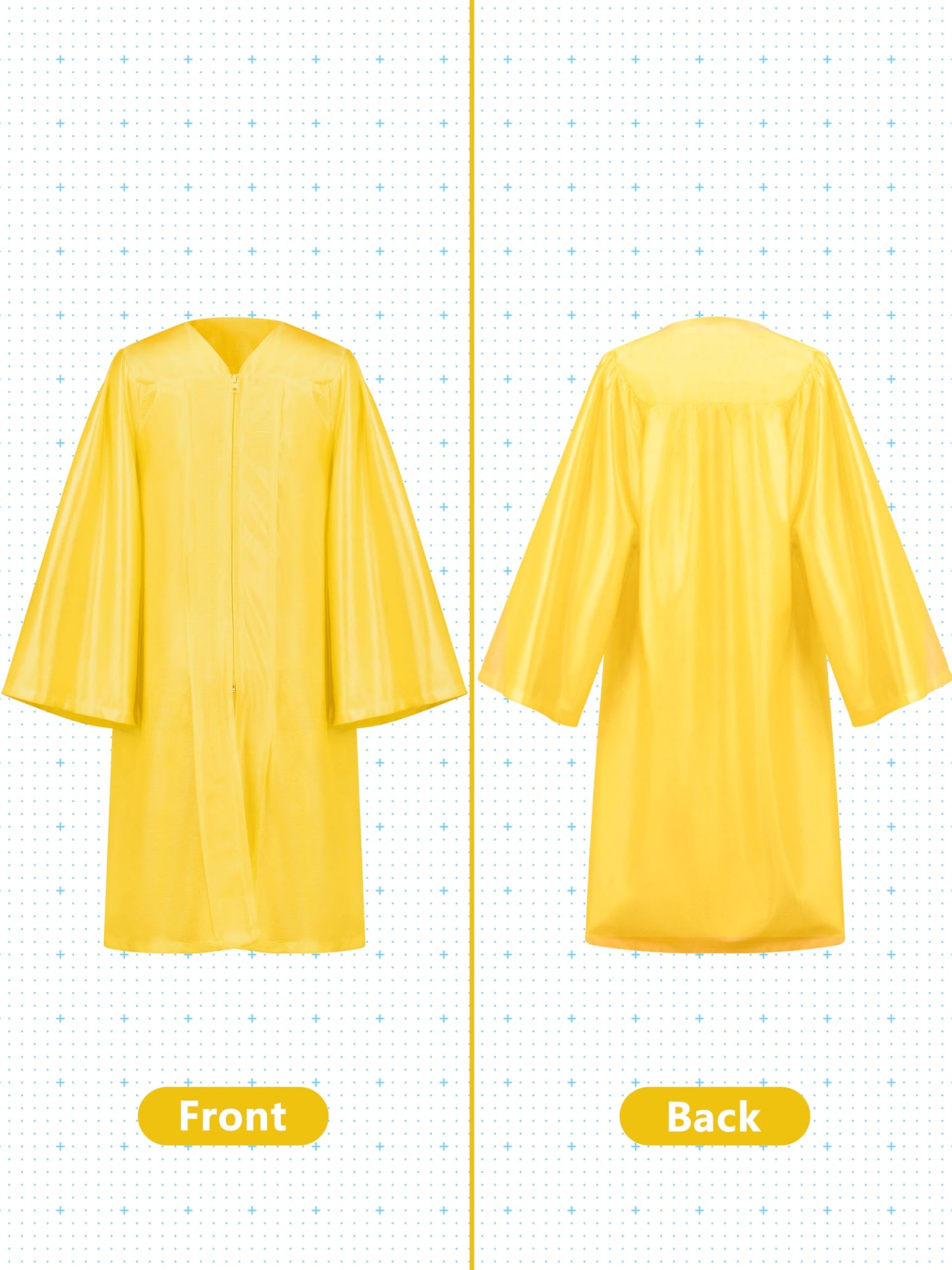 Qzyl Kindergarten Graduation Cap And Gown, Unisex Congrats Grad Outfit With Tassel & Certificate For Preschool Kindergarten