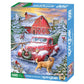 Springbok 500 Piece Jigsaw Puzzle - Nostalgic Winter Holiday Theme, Cardboard, Model 34-01694