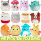 Squishmallows Mystery 10-Inch 6-Squish 2025 Value Pack - Get Six Large Sized Official Jazwares Plush for Less - Collectible Soft