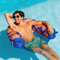 Big Joe Shaka Sling Xl Pool Float, Sweet Shells Berry, Doubled-Sided Mesh, Quick Draining Fabric, No Inflation Needed