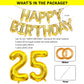 Shuntai 52Nd Birthday Decorations For Men Women 52 Number Balloons Gold Jumbo Numbers 25 Foil Mylar Balloon With Letters Happy B