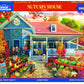 White Mountain Puzzles - Autumn House - 1000 Piece Jigsaw Puzzle For Adults