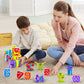 Lydaz Number Bots Toys - Multicolor Preschool Learning Math Robots, 10pcs for Boys 2-5 Years, Plastic Educational Gifts