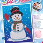 Sequin Art Red Norman The Snowman, Sparkling Arts and Crafts Kit; Creative Crafts for Adults and Kids