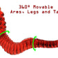 Twcare Legendary Shin Fire Godzilla, Flaming Movie Series Movable Joints Burning Action Figures Soft Vinyl, Carry Bag