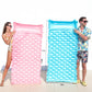 Parentswell 2 Pack Inflatable Pool Floats Adult, 71''X33'' Large Pool Raft Water Lounge Float With Headrest Floating Mat Swimmin
