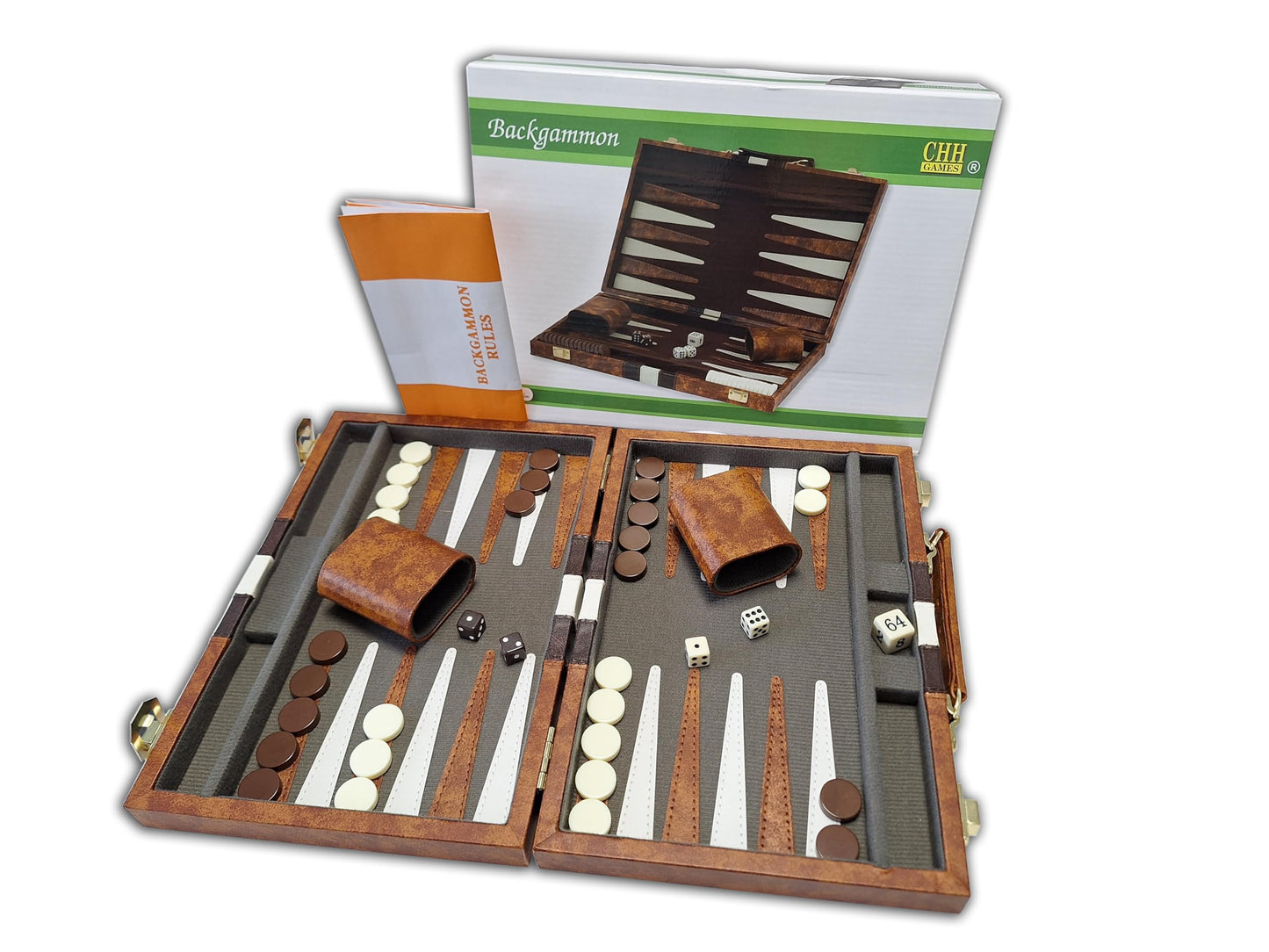 CHH 18 Brown and White Backgn Set