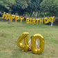 Shuntai 40Th Birthday Decorations For Men Women 40 Balloon Numbers Gold Jumbo Number 40 Foil Mylar Balloons With Happy Birthday