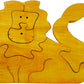 Little Genius Jigsaw Puzzle Natural Finish  Lion, Multi Color