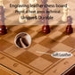 Rinten Chess Set Board For Kids & Adults, 12'' Leather Travel Magnetic Chess & Checkers Folding Board 2 In 1 Sets, Portable Fold