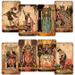 CRAFTERIAN Classic Tarot Set - 78 Gold-Edged Classic Cards with Guidebook - Perfect for Beginners - Sleek Light Deck & Comprehensive Manual - Authentic Tarot Experience.