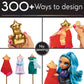 Rainbow High Dream & Design Fashion Studio Playset with Exclusive Blue Skyler Doll, Blue, No Sew Fashion Kit, Model 587514C3