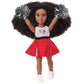 Just Play Hbcyou Clark Cheer Captain Alyssa 18-Inch Doll & Accessories, Curly Hair, Medium Brown Skin Tone, Designed And Develop