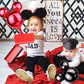 24 Pcs Mouse Head Foil Balloons Red Mouse Birthday Mylar Balloons Party Supplies Kit Black Mouse Aluminum Foil Balloon For Kids