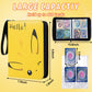 Card Binder 4 Pocket  Collectible Trading Card Albums Fits 400 Cards with 50 Removable Sleeves  Portable Trading Card Binder Collection Album Holder  Game Card Case book With Zipper for Gifts