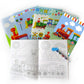 Tiny Mills Train Coloring Book Set with 12 Coloring Books and 48 Crayons Train Birthday Party Favor Bag Filler Rewards Classroom