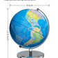Waldauge 9'' Illuminated World Globe With Stand, Educational Globes For Kids Learning, Colorful Hd World Map Details, Led Globe