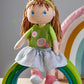 HABA Hedda 12" Soft Doll, Brown Hair, Blue Eyes, Embroidered Face, Ages 18 Months+, Model 305972, Polyester