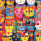 Cross & Glory 1000 Piece Jigsaw Puzzle - Rainbow Whiskers, Large Size, Satin Finish, Whimsical Cat Design, Model CG-M-057