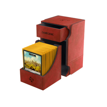 Gamegenic Deck Box: Watchtower Convertible Red (100Ct)