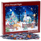 Vermont Christmas Company 550 Piece Jigsaw Puzzle - Peaceful Night, Berry Paperboard, Model VC1041
