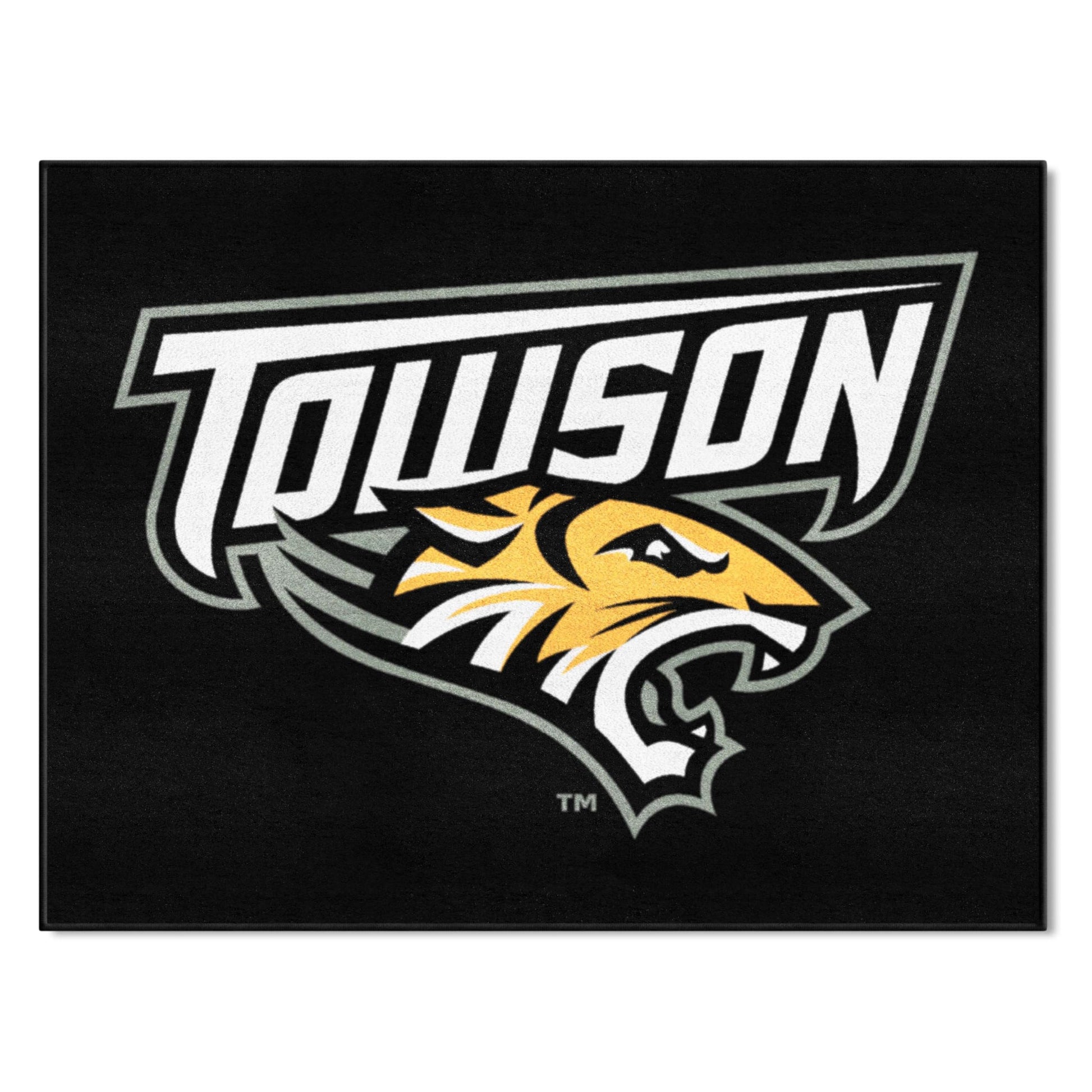 FANMATS 4676 Towson Tigers All-Star Rug - 34 in. x 42.5 in. Sports Fan Area Rug, Home Decor Rug and Tailgating Mat