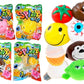 JA-RU SPLAT Ball Sticky & Stretchy (Pack of 6 Assorted) Sensory Stress Relief Toy, Party Favor Pinata Filler.5303-6p