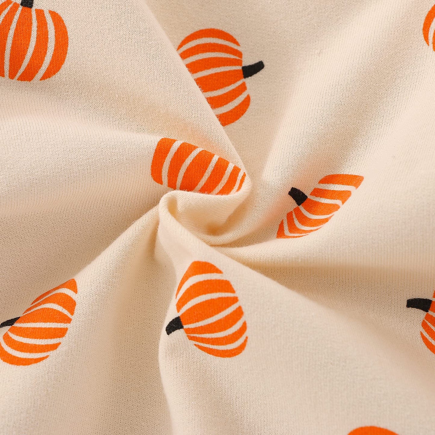 Fybitbo Halloween Baby Girl Boy Clothes Pumpkin Romper Sweatshirt Onesie Long Sleeve Bodysuit Top Fall Winter Outfit (Cute Pumpkin Onesie,6-12 Months)