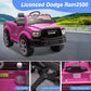 12V Ride On Toys For Kids 4-8, Licensed Ram 2500, Electric Car For Kids, With Remote Control, Led Light/Music/Mp3, Back Storage