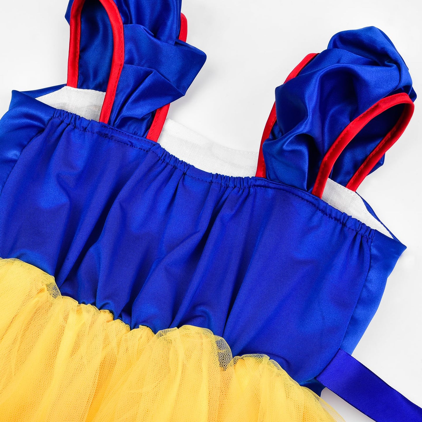 Uplus ME Light Up Princess Dress Up Clothes for Little Girls Toddler Kids Princess Costume Halloween Birthday Outfit (6-7Y/130)