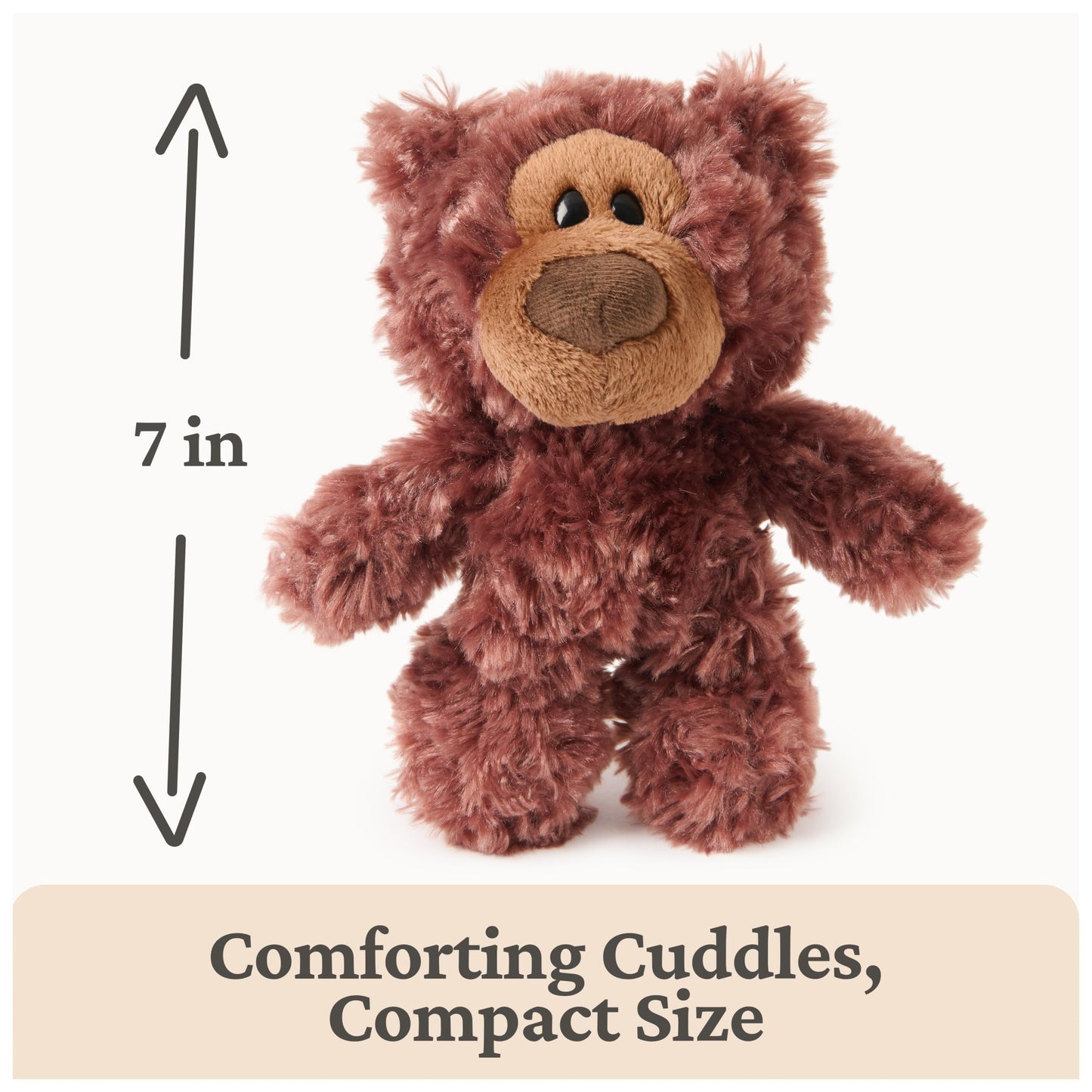 GUND Philbin Teddy Bear, Classic Plush Toy for Ages 1+, 7", Chocolate Brown, High Quality Materials, Model 6072574