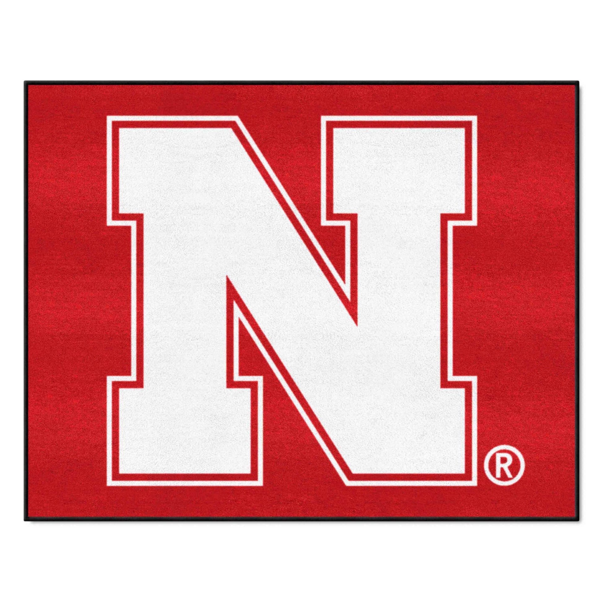 FANMATS 2874 University of Nebraska All-Star Mat | Red | 33.75x42.5 | N Primary Logo