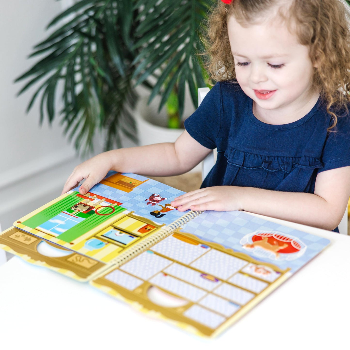 Melissa & Doug Pet Shop Puffy Sticker Set - 115 Reusable Stickers, FSC Certified, Multicolor, 11.2 x 8.5 inches, Model 9429