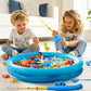 Magnetic Fishing Pool Toys Game For Kids Toddlers 3-5 4-8, Fishing Water Table Bathtub Toy With Inflatable Pool Pole Rod Net Pla