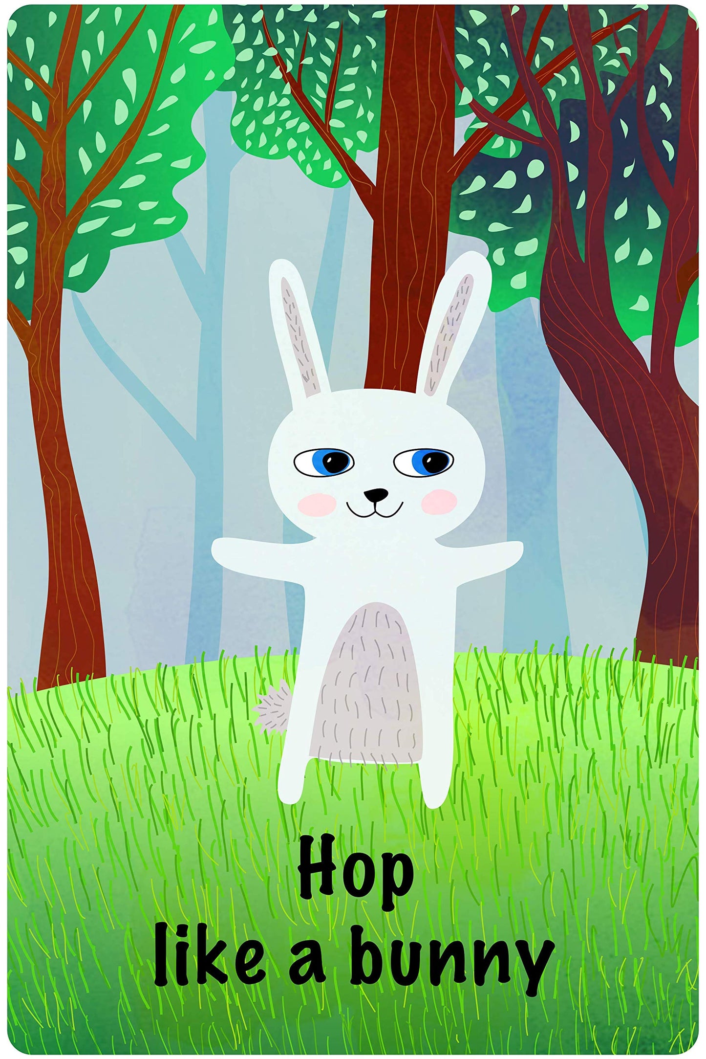 Creative Mango. Animal Action Cards. 25 Engaging Cards. Card Game For Toddlers. Active Toddler Game. 4''X6''.